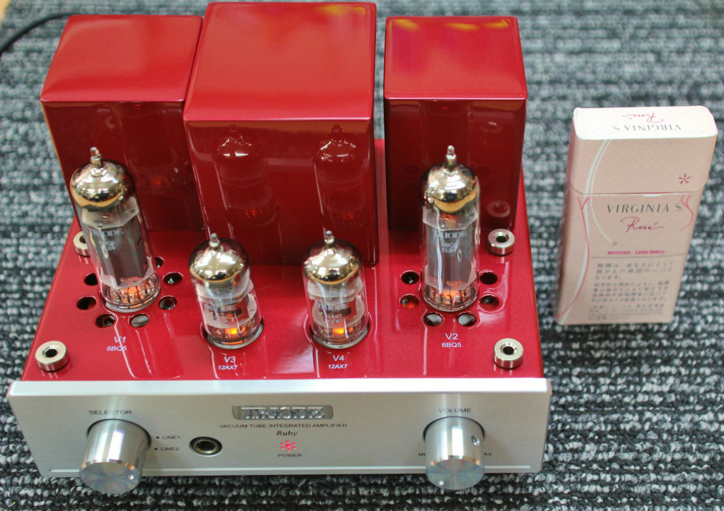 女性限定！？TRIODE（トライオード） 真空管アンプ「RUBY」をご案内し 